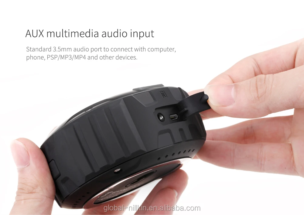 Nillkin wireless audio portable 3W IPX4 outdoor waterproof bluetooth speaker - ANKUX.COM