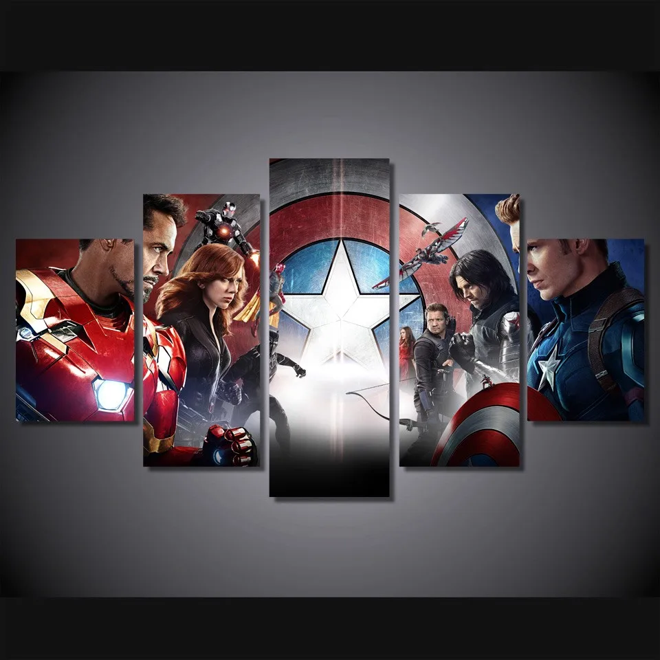 Online Buy Wholesale superhero canvas art from China