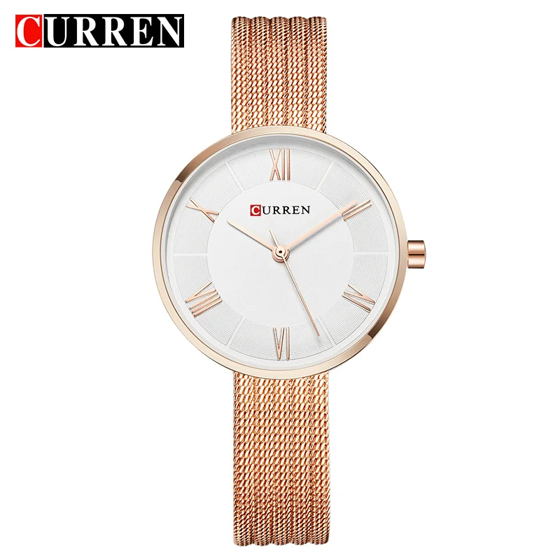 

CURREN 9020 Women Watches 2018 New Quartz Top Brand Luxury Fashion bracelet watch