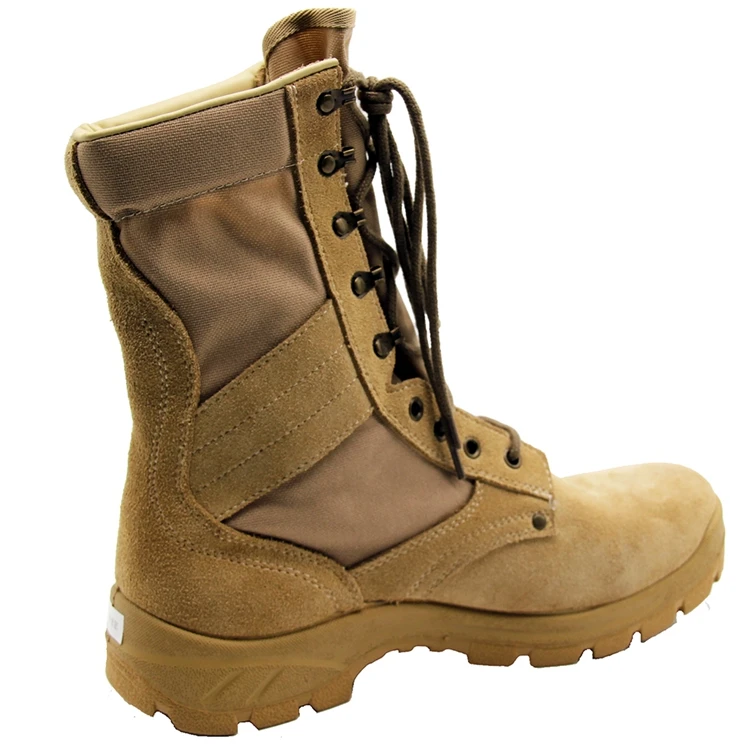 
Desert military combat shoe leather boots 