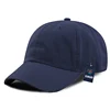 Wholesale baseball cap kids organic cotton cap 6 panel unstructured hats low profile sun visor hat custom