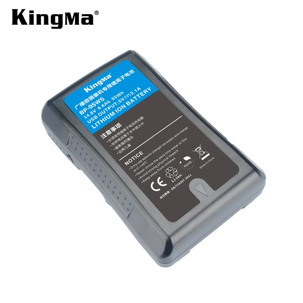 
KingMa 95Wh V-Lock / V Mount Rechargeable Li-ion Battery For Sony Camcorder Camera / LED Video Light 
