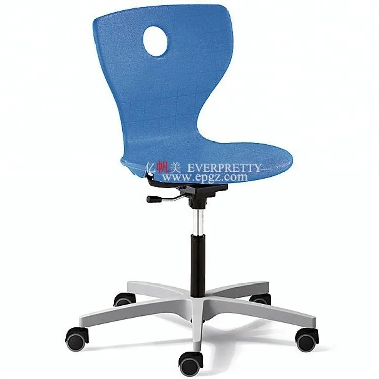 Computer Lab Student Plastic Moulded School Chair With Wheels Buy