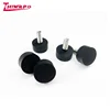 Molded Automotive Parts Silicone Damper Buffers Silicone Rubber Feet with M4 Screw Insert