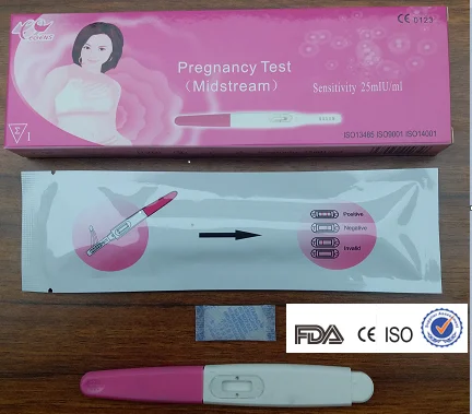 
Medical Diagnostic HCG Pregnancy Test Kits with own manufacture in 2018 