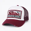Custom 100% Cotton Trucked Caps Hats stylish Worn-out Effect Mesh Baseball Cap