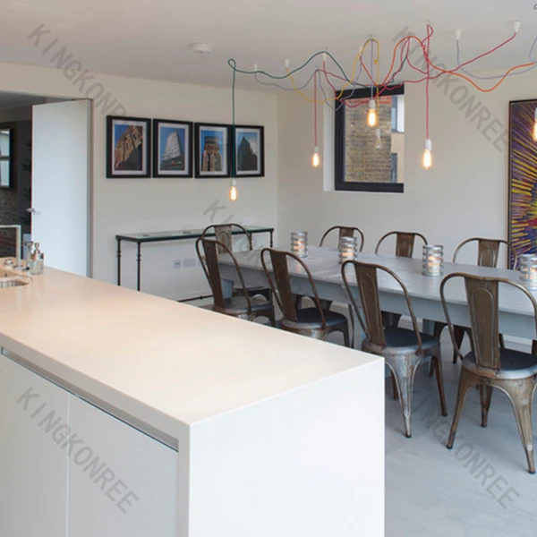 Kkr aangepaste goedkope steen kleine witte keuken bar voor thuis ...