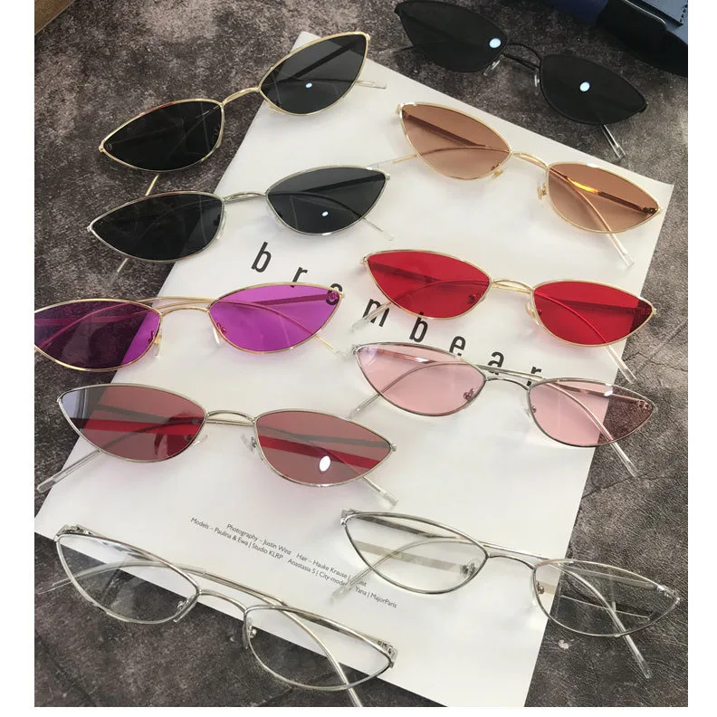 

Custom branded ladies small metal oval sun glasses sunglasses