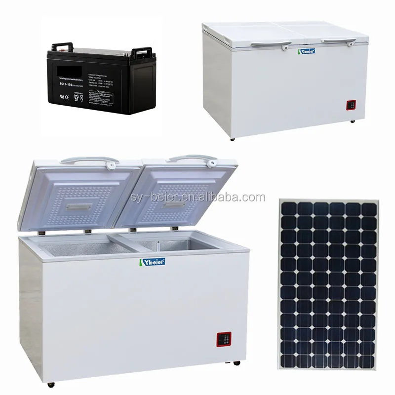 
433L battery backup commercial chest freezer 