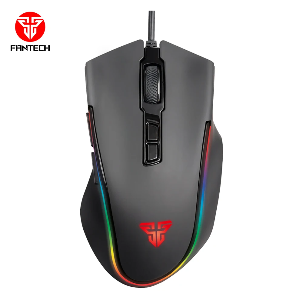 

Running RGB Programable LED Professional Mouse for Gamer By Fantech Gaming Mouse With AVAGAO IC SENSOR