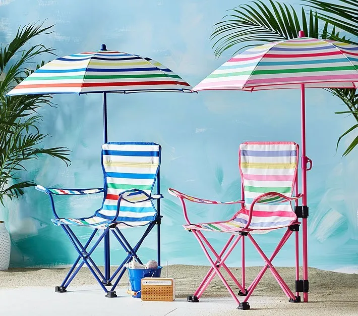 Portable Beach Baby Kids Camp Chair With Umbrella Buy Camp Chair,Kids