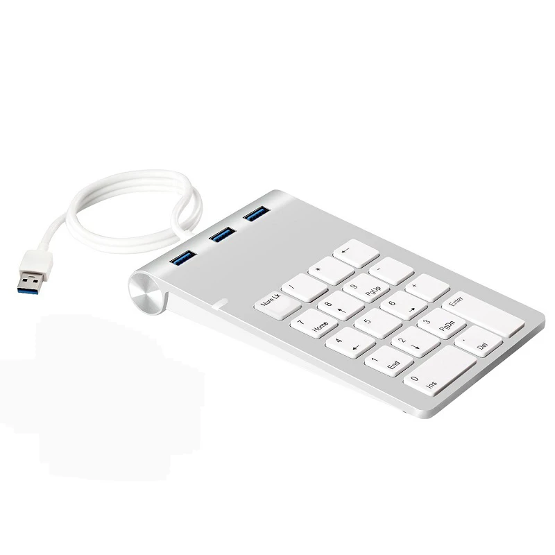 

Hot sale Small-size USB3.0 Wired Numeric Keypad Numpad 18 Keys Digital Keyboard