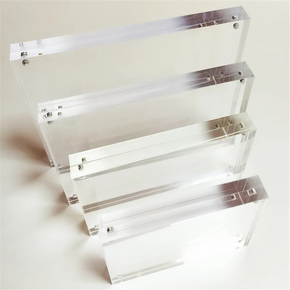 New 6 X 8 Plexiglass Frame Inlay Picture Infinity Acrylic Photo Frame Buy Acrylic Photo Frame