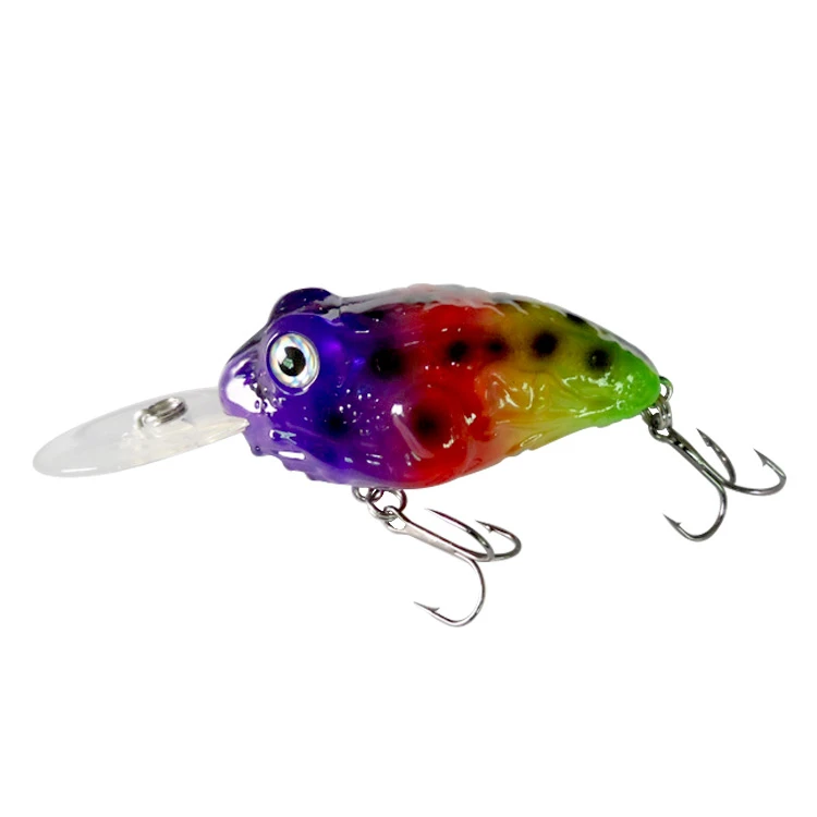 

Gorgons 3'' 75mm Rechargeable Twitching Lures Bait Frog Crankbait LED Twitching Lure, Various