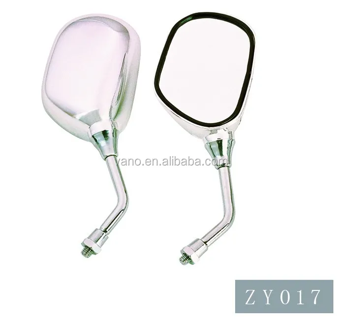 8mm blue ABS motorcycle side rear view mirrors
