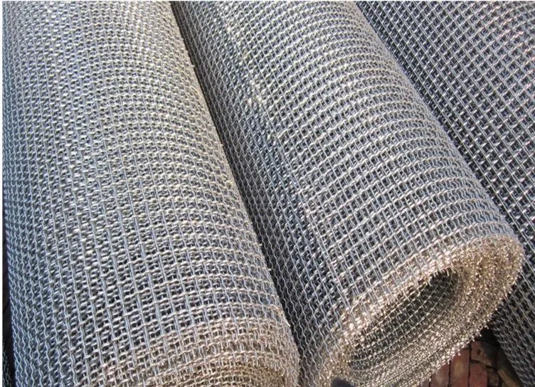 Galvanized Mild Iron Steel Stainless Steel Square Crimped Woven Filter