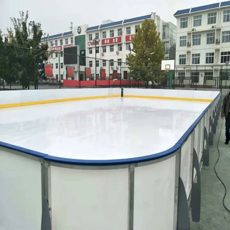 Uhmwpe Synthetic Skating Fake Ice Rink Ice Skating Rink Mats