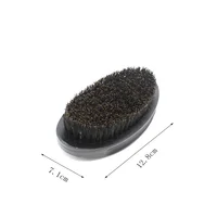 

Palm handle low MOQ 360 curved wave hair brush wholesale