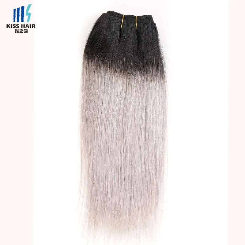 

Ombre Human hair,T1B Grey hair weave.T1B Green human hair,T1B Red virgin brazilian hair, T1b/grey;t1b/burgundy;1b/honey blonde