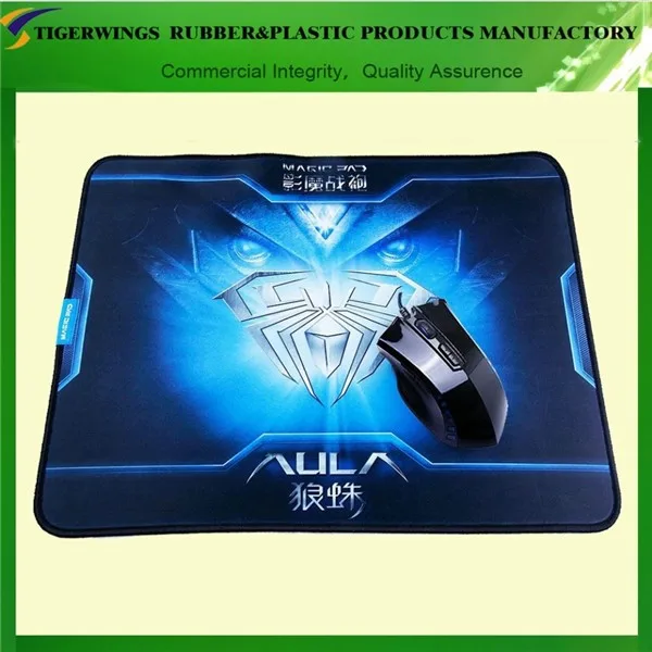 customized anti slip rubber base microfiber blank computer game mouse pad