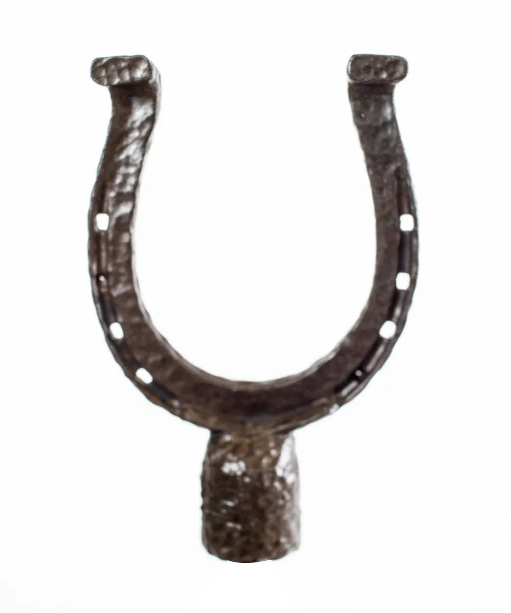 Remove Rust Iron Find Deals On Line At Get Quotations Dark Rust Iron Horse Shoe Finial