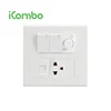 Thailand 2 Gang Wall Switch and Dimmer Switch and TV/LAN/TEL/Computer Plug and 3 Pin Socket
