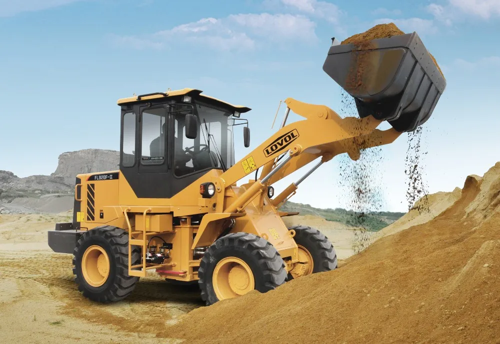 lovol 6 吨地球移动迷你轮式装载机前端装载机