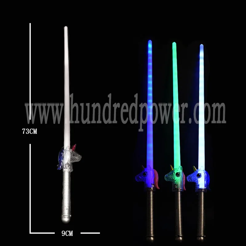 Funny Blinking Light Up Laser Lightsaber Sword Toy Led Plastic Flashing Sword Led Decorative