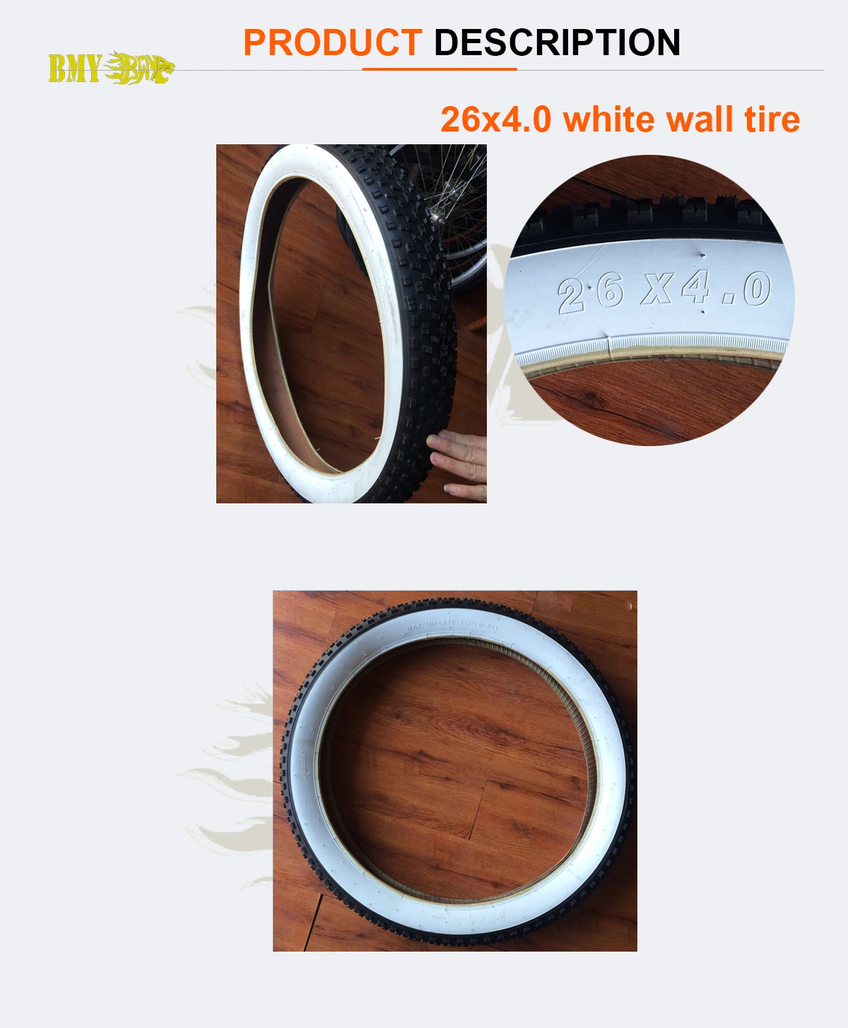 Bicycle Tire Factory 26x4.0 White Color Wall Fat Bike Tyres Buy