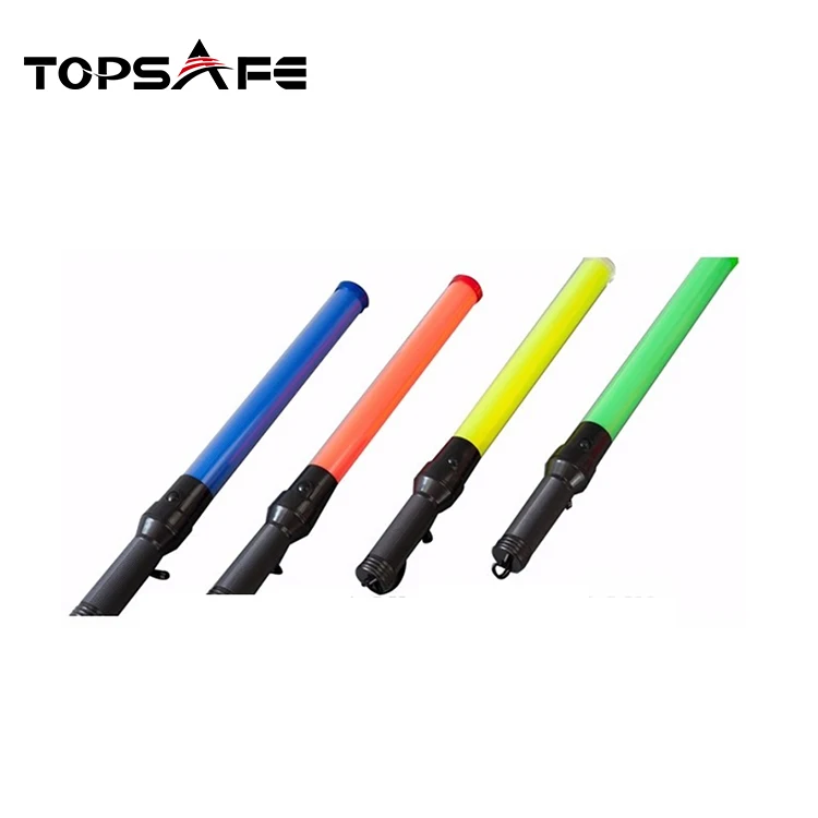 High quality best selling LED  portable traffic wand lights police traffic baton traffic security baton