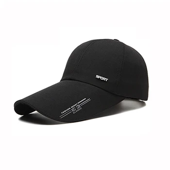 long brim baseball cap