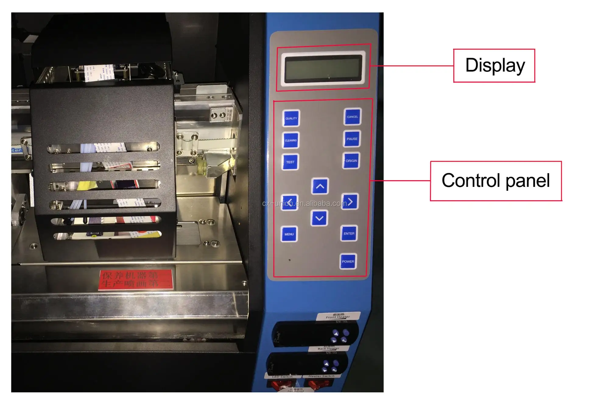 dx5 printhead ec solvent inkjet printer cx-jet 1800mm digital