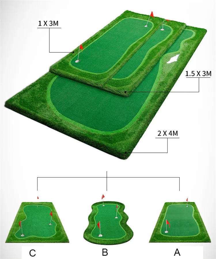 Outdoor Indoor Portable Golf Putting Green Factory Sell Mini Golf