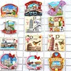 Professional Custom Australian Elements Travel Souvenir Refrigerator Magnetic Stickers