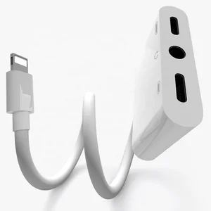 Dual 8 Pin to 3.5mm Headphone Jack Adapter iPhone