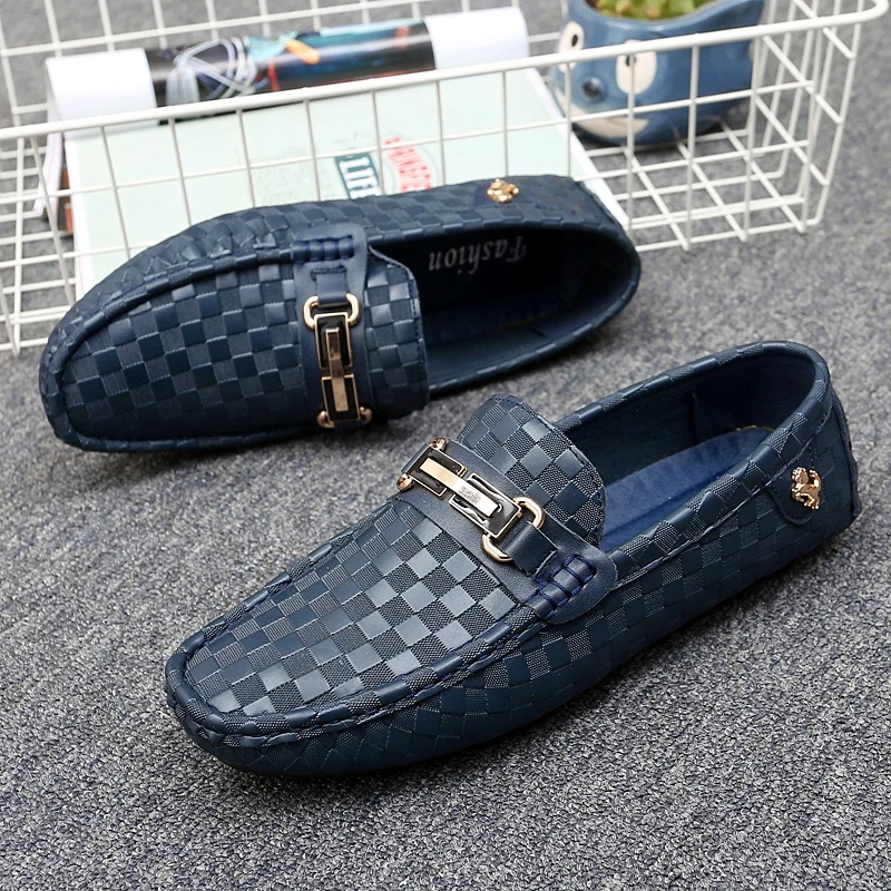 Italian Leather Moccasin Shoes Fancy 