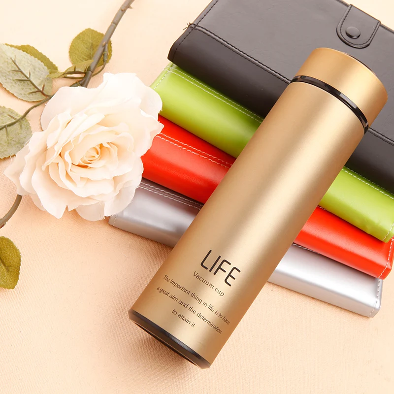 

Heat Preservation 500ML Logo Custom Printed Stainless Steel Vacuum Insulated Water Bottle, Customized color