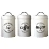 Tee Kaffee Sugar Canister Air Tight Jars kitchen items