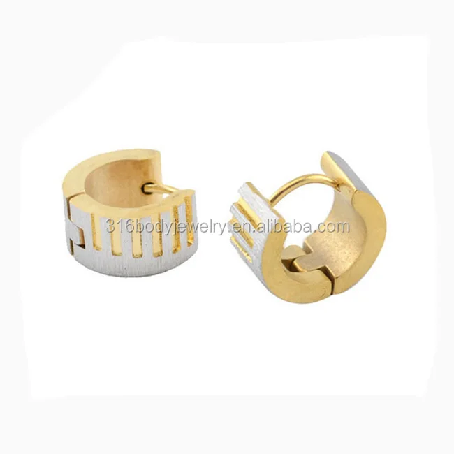 Fine Yellow Gold GF Middle Round Solid Gold Huggie Earrings For Women, Men,  Girls, Boys, And Kids Fashionable Childrens Jewelry From Wwwabcdefg886,  $2.35 | DHgate.Com