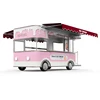 Ice cream pink food truck electrical-type hot sale in USA food truck festivals best to purchase and produced by Chinese factory