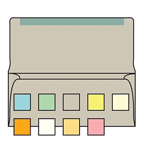#6-1/4 Collection/Remittance Envelopes, 3-1/2" x 6-1/4" 24# Recycled Gray Pastel, Open Side, Flaps Extended (Box of 500)