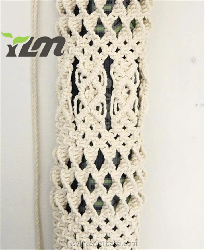 Ylm Custom Handmade Yoga Mat Bag Ladies Sports Net Yoga Mat