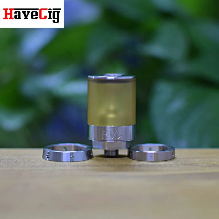 

2019 HaveCig makes Reaper v3 RTA 316SS high quality Reaper v3 MTL tank Pei cap EVL Reaper v3 MTL available, Silver+yellow