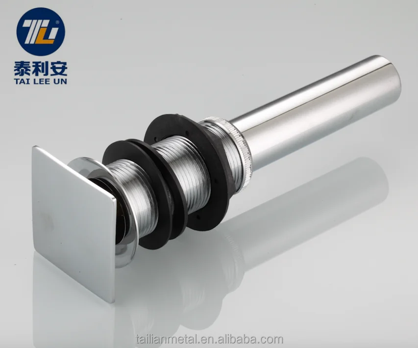 
2018 Hot sales bathroom brass square cap bath pop up waste for basin 