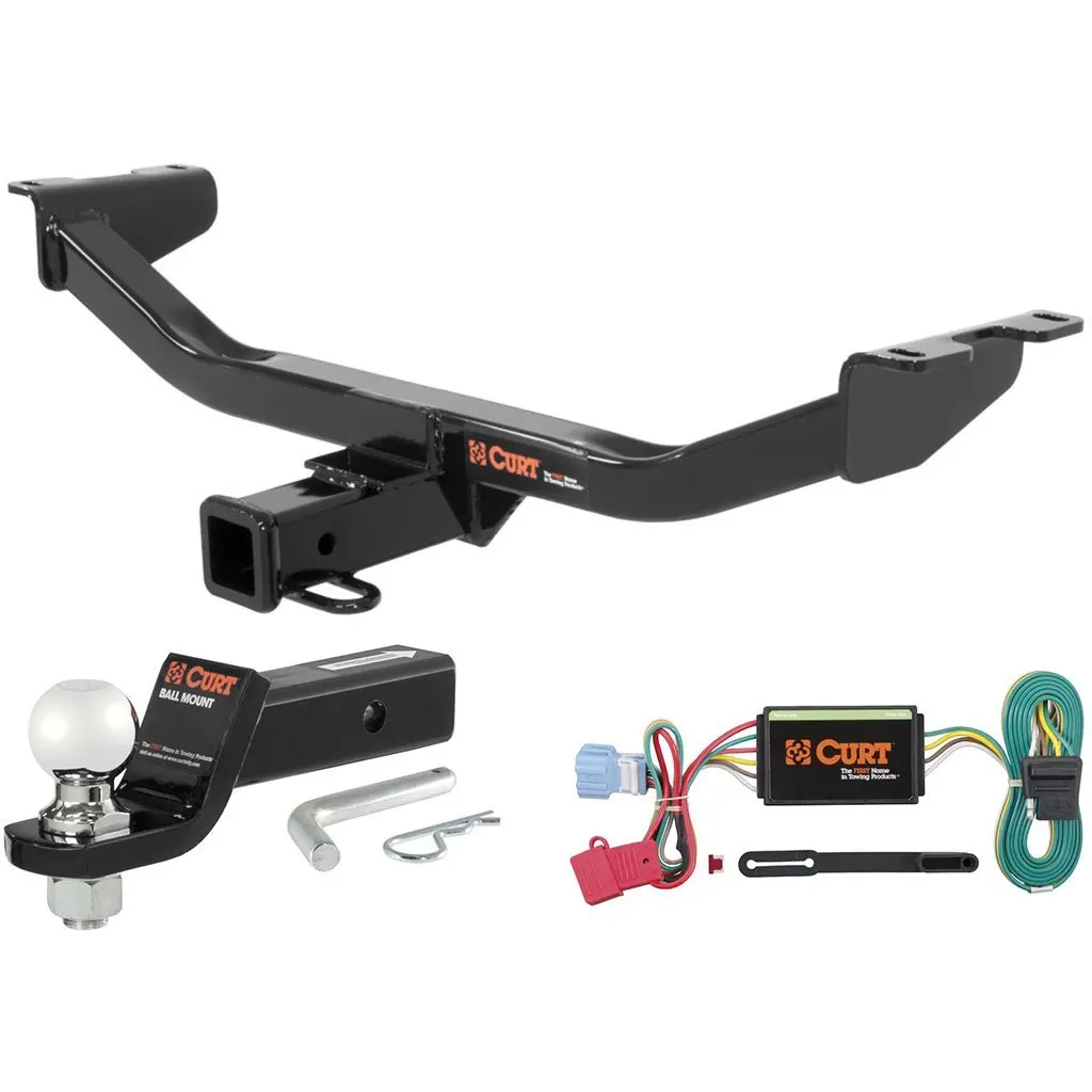 CURT Class 3 Trailer Hitch Tow Package with 2-5/16" Ball for 2013-2016 Acura RDX