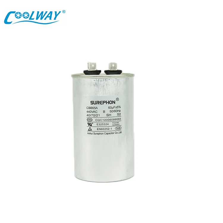 High Quality Refrigeration Parts / Tools Cbb60 250V 300V 400V 450V Home Motor Run Starting Capacitor for Air ConditIoning