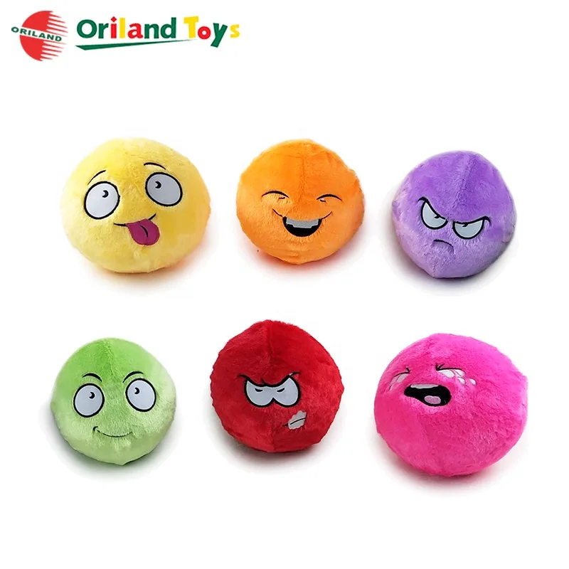 Custom Cute Soft Animals Squishy Plush Stress Ball Toys Squeeze Slow