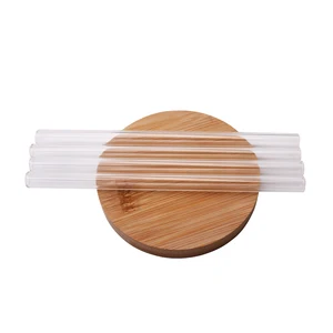 Image of Popular Products 2019 Straw Bag Reusable Pyrex Borosil Glass Straw, Mayoristas Custom Drinking Straw Glas