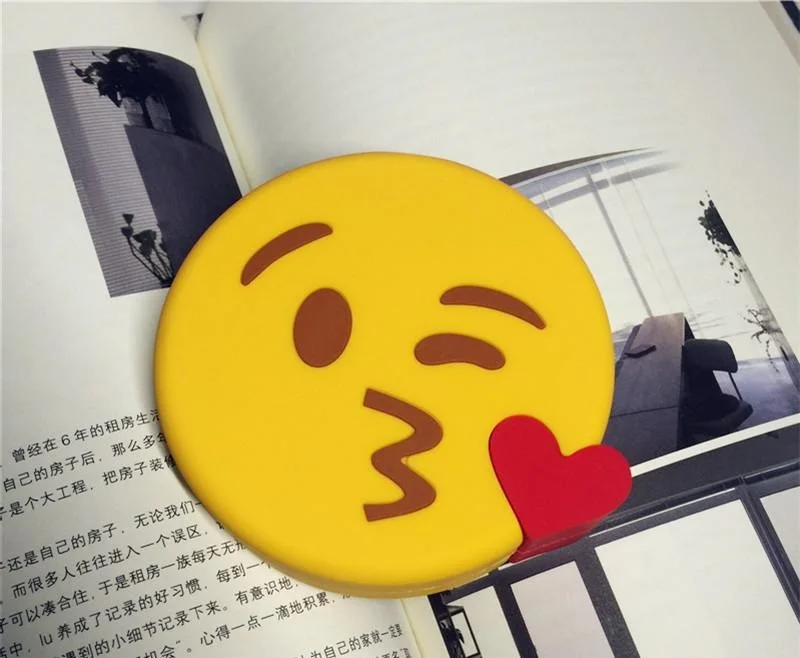 Portable OEM Phone Charger PVC Power Bank Cute Emoji Power Banks 2600mah - ANKUX.COM