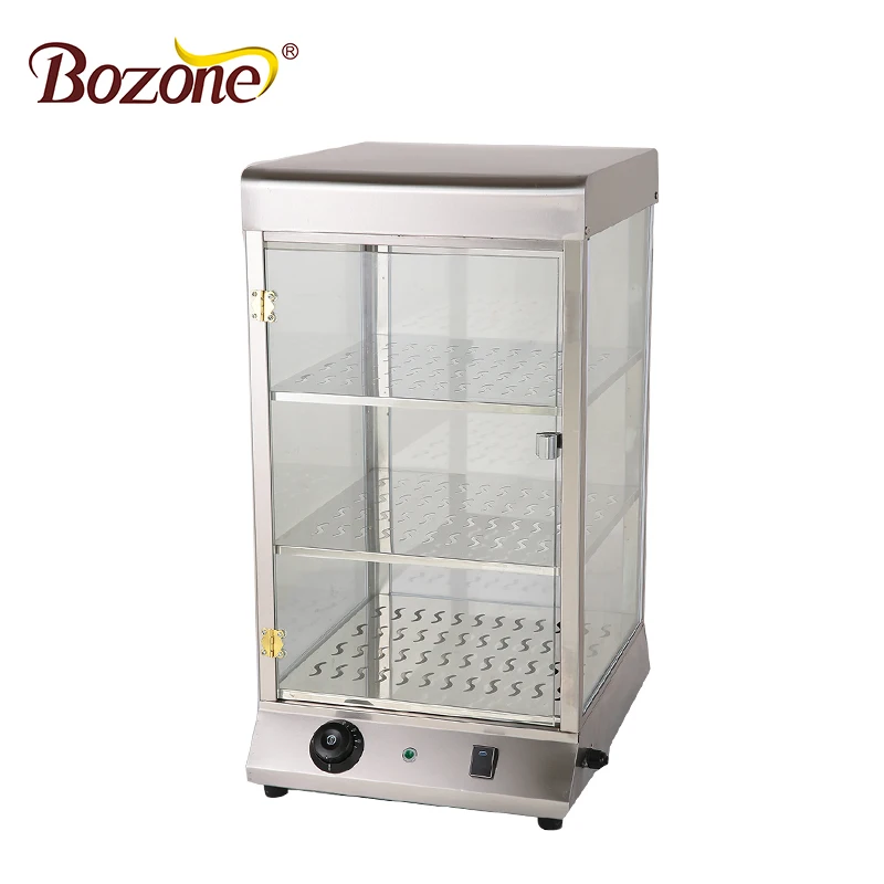 Restaurant Canteen Three Layers Display Stainless Steel Hot Food